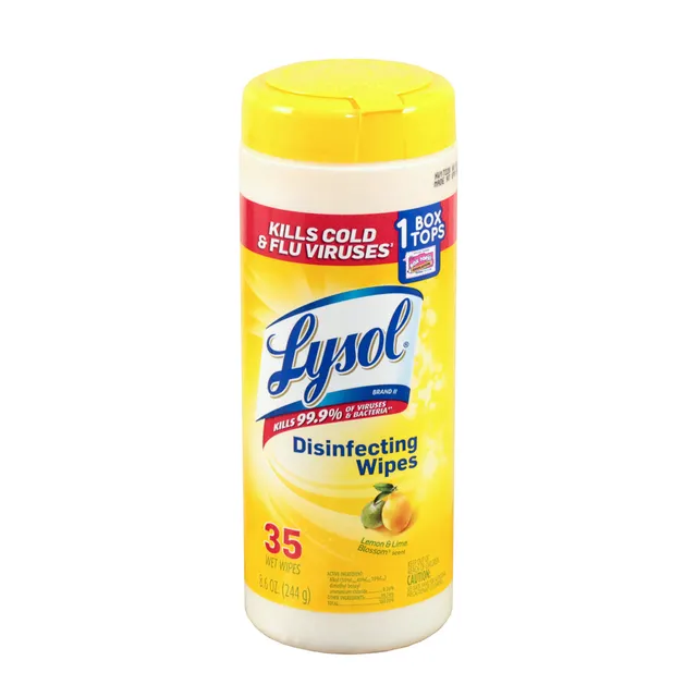 Lysol salviette disinfettanti limone 35 pezzi multisuperficie