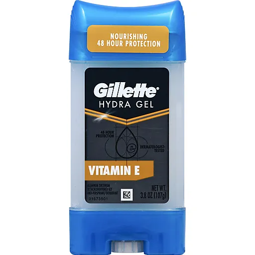 Gillette Hydra Gel Deodorante antitraspirante vitamina E 108 g