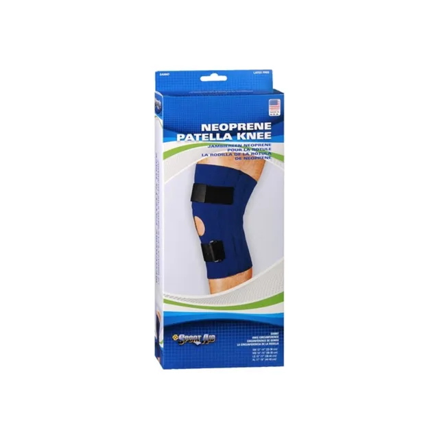 Scott Specialties Sport Aid Ginocchiera Rotula Aperta M Blu