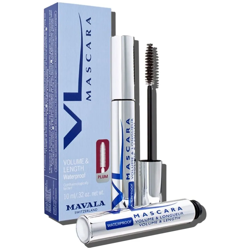 Mavala Waterproof Mascara Plum 10ml Volumizzante