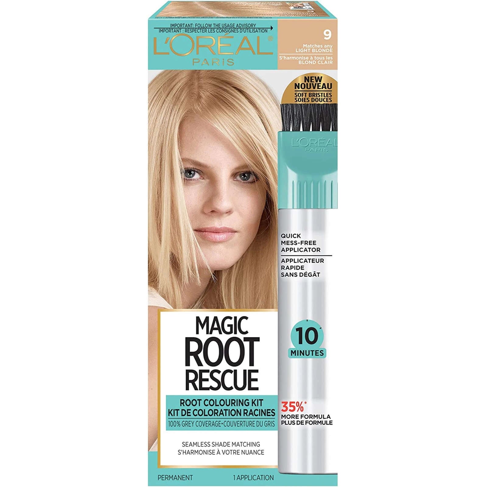 L'Oreal Magic Root Rescue tinta 4 castano scuro kit