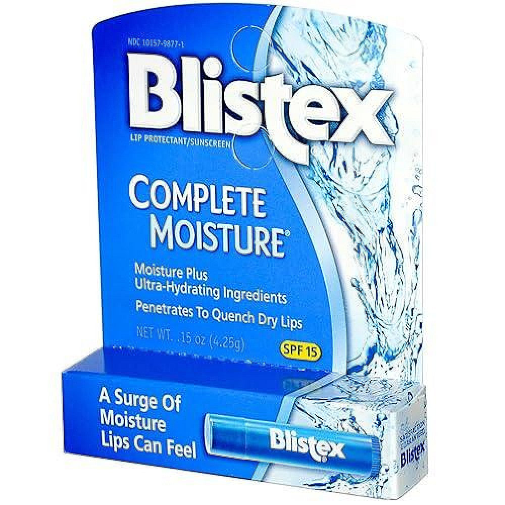 Blistex Complete Moisture stick labbra SPF 15 doppio pack idratante