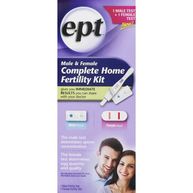 E.P.T. Kit Completo Test Fertilità Casa Uomo e Donna
