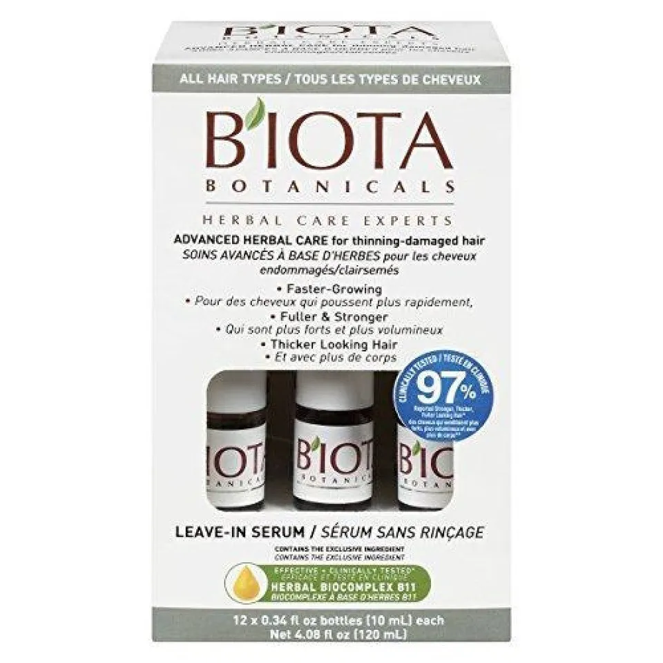 Biota Botanicals Herbal Care siero leave-in 12 fiale cuoio capelluto
