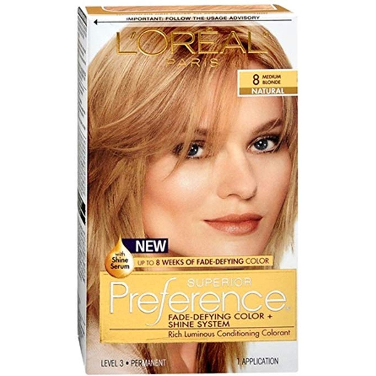 L'Oréal Superior Preference 8 Tinta Capelli Biondo Medio 1 Kit Luminoso