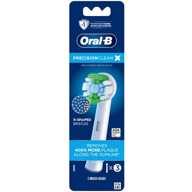 Oral-B Precision Clean testine spazzolino 3 pezzi placca