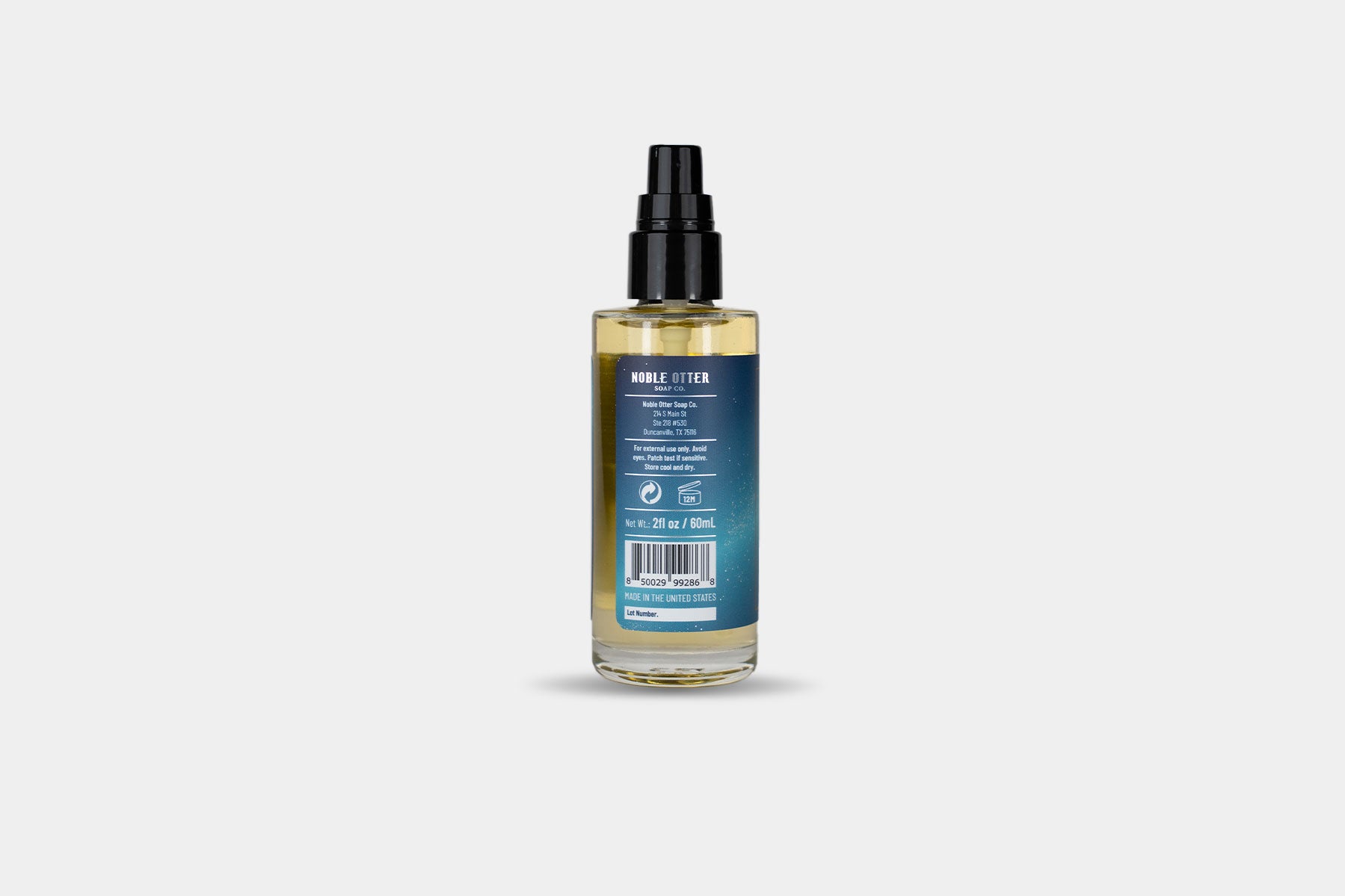Noble Otter Orbit olio barba 60 ml eucalipto e bergamotto