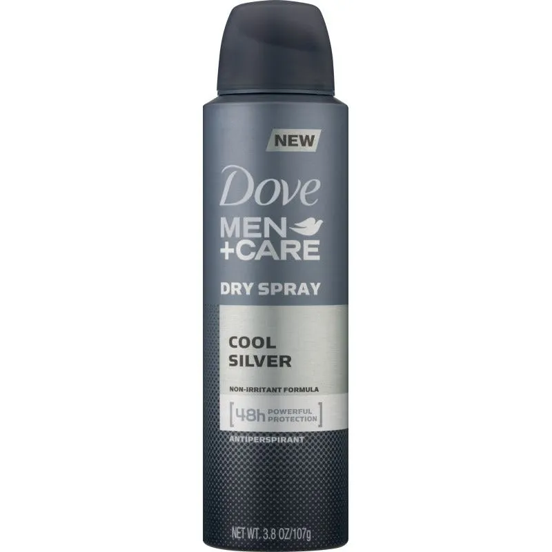 Dove Men+Care Cool Silver Deodorante Spray 3.8 Oz 48h