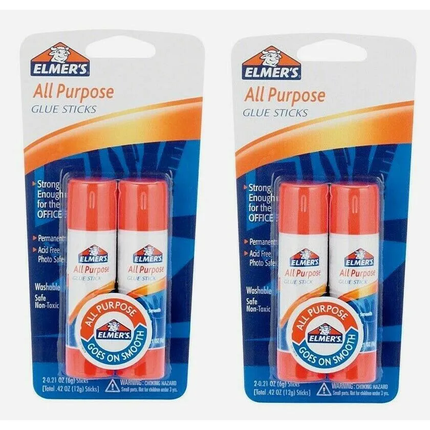Elmer's colla stick carta multiuso lavabile 6 pezzi