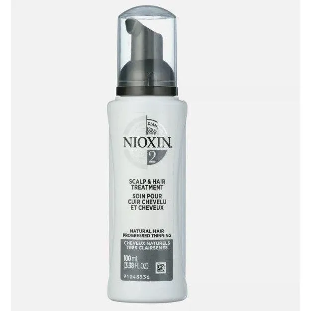 Nioxin System 2 Trattamento Capelli 100 ml per Capelli Fini Diradati