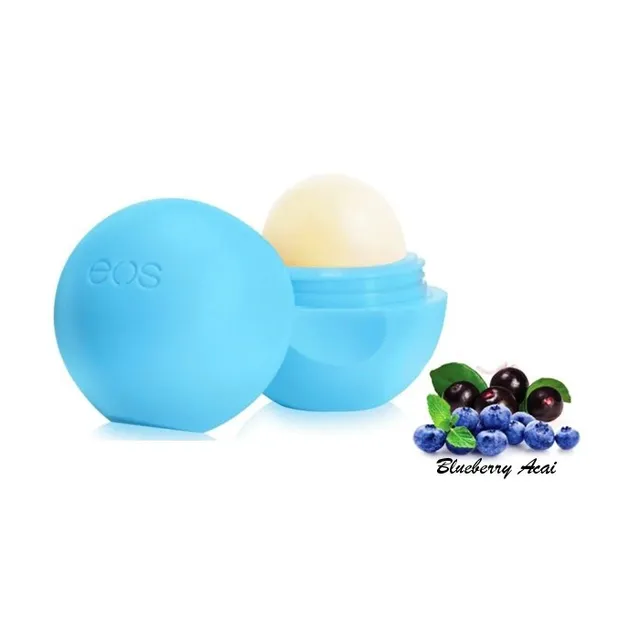 eos Blueberry Acai balsamo labbra 7 g mirtillo bio