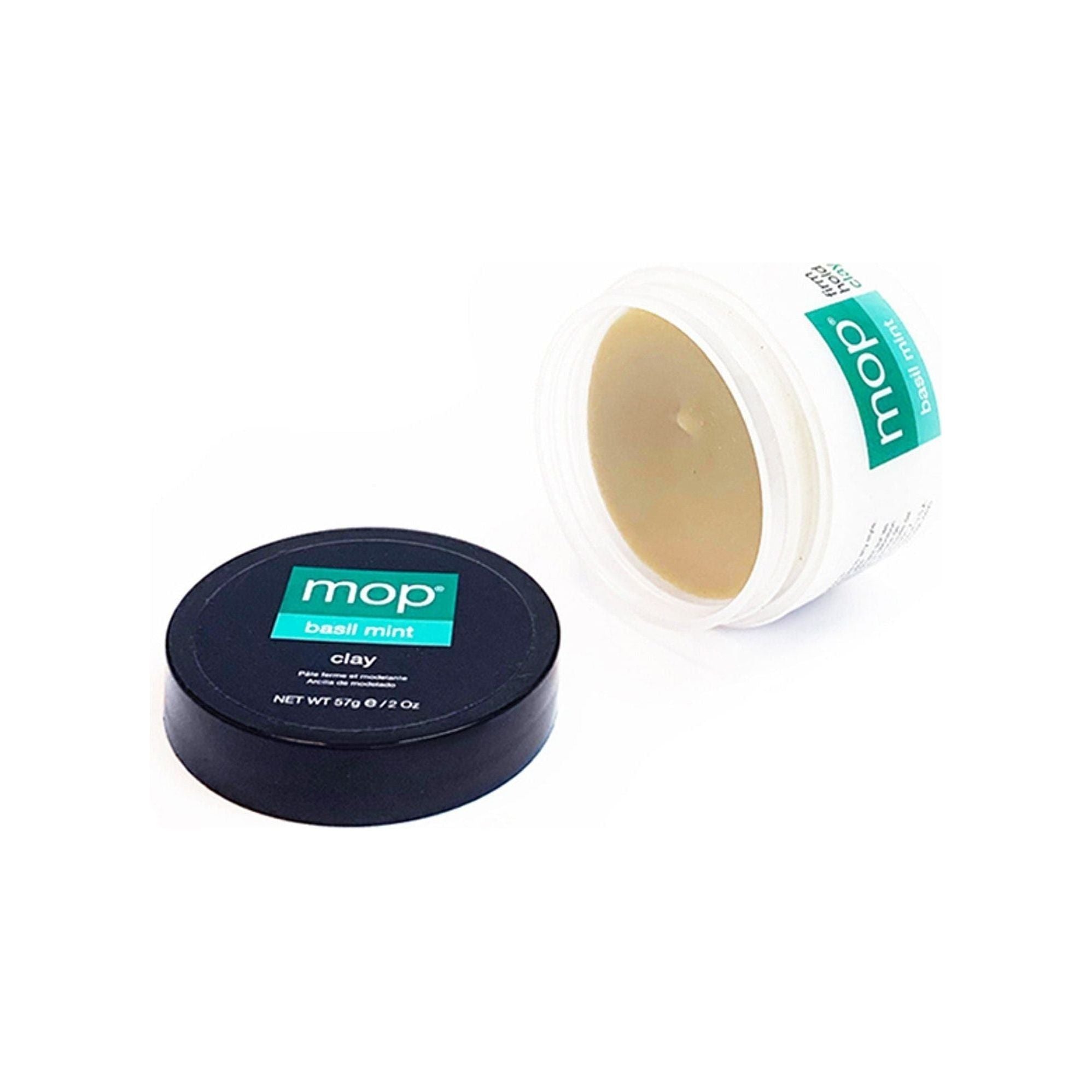 MOP Basil Mint Clay argilla capelli 2 oz tenuta forte