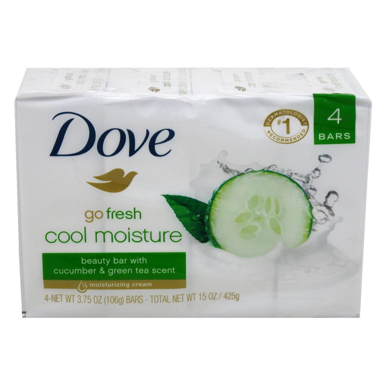 Dove Cool Moisture saponetta cetriolo 4x120 g