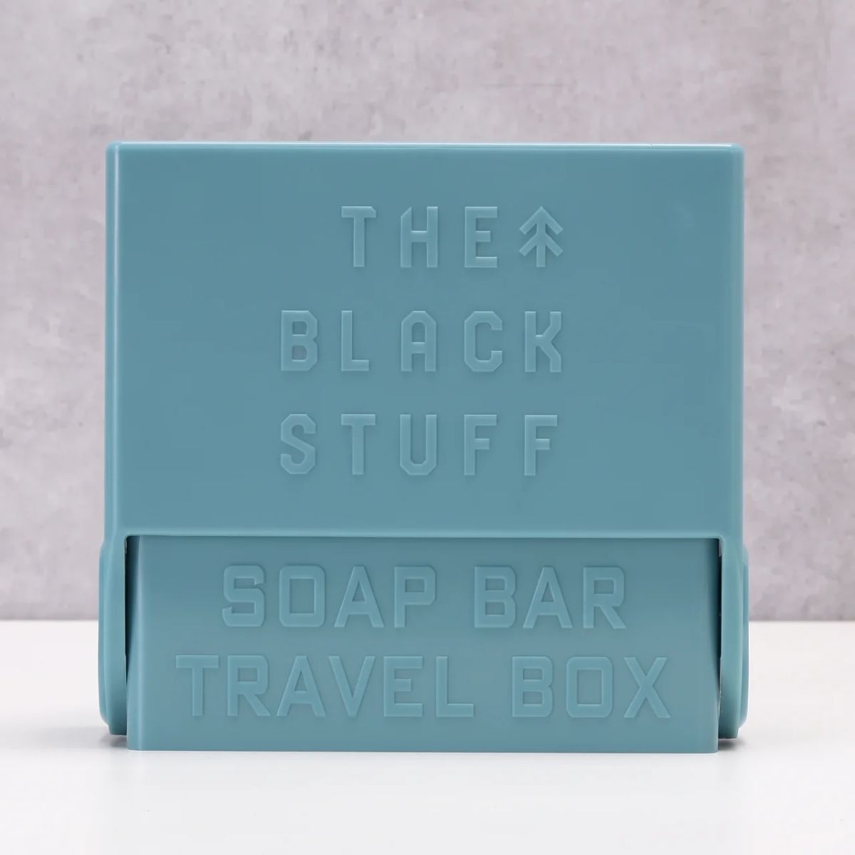 The Black Stuff Soap Locker Box Porta Sapone Viaggio Blu Ventose