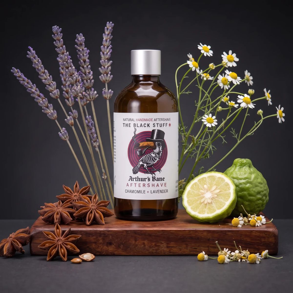 The Black Stuff Aftershave Recovery Arthur's Bane splash 100ml lenitivo