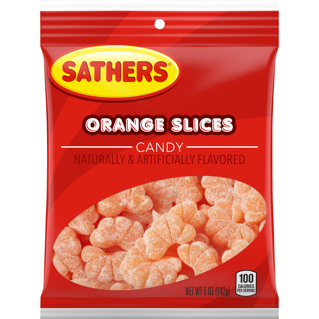 Sathers Orange Slices Caramelle Gommosa Arancia 5 Oz