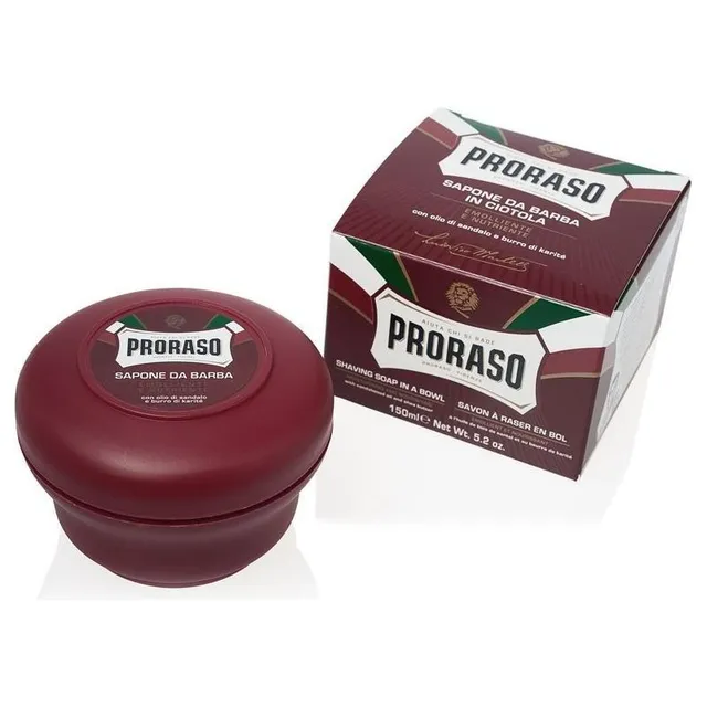 Proraso Sandalo Sapone da Barba Ciotola 150ml Nutriente
