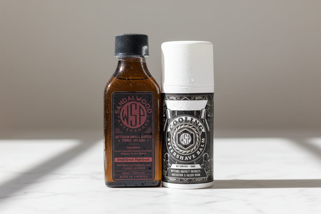 Wet Shaving Products Post-Shave kit dopobarba Barbershop splash+balsamo