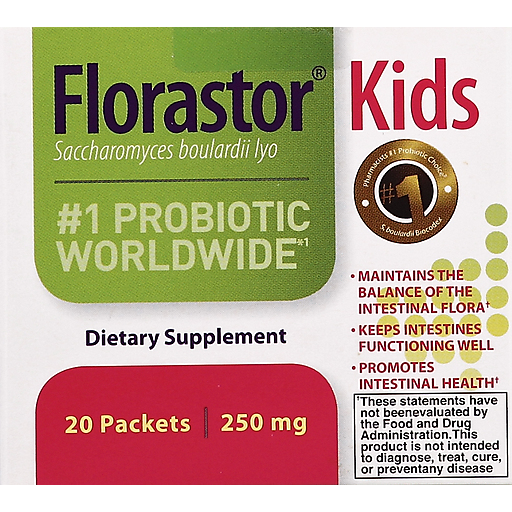 Florastor Kids probiotico bustine tutti-frutti 250 mg