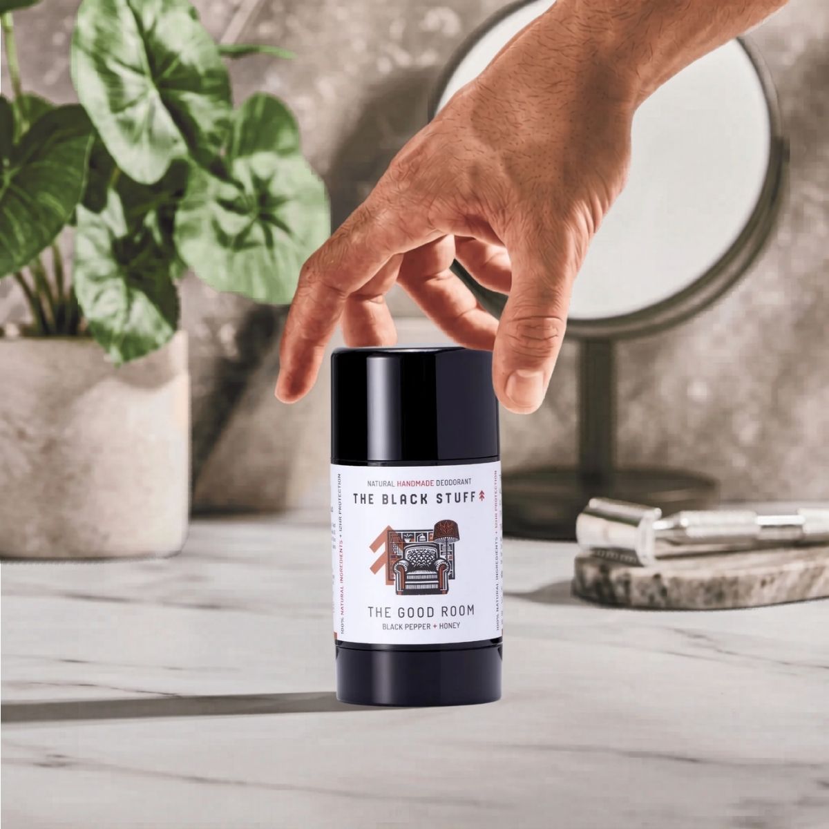 The Black Stuff The Good Room deodorante uomo cedro e pepe nero