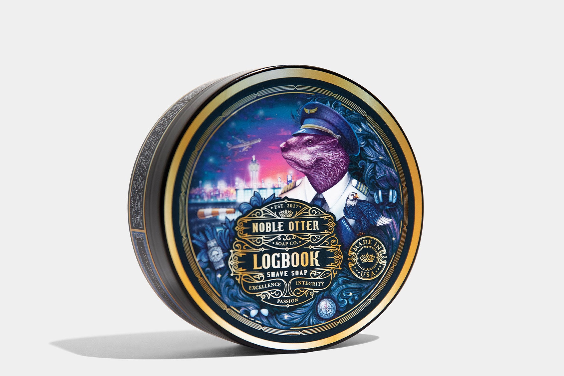 Noble Otter Logbook Sapone da Barba 4oz Fougère Legnoso