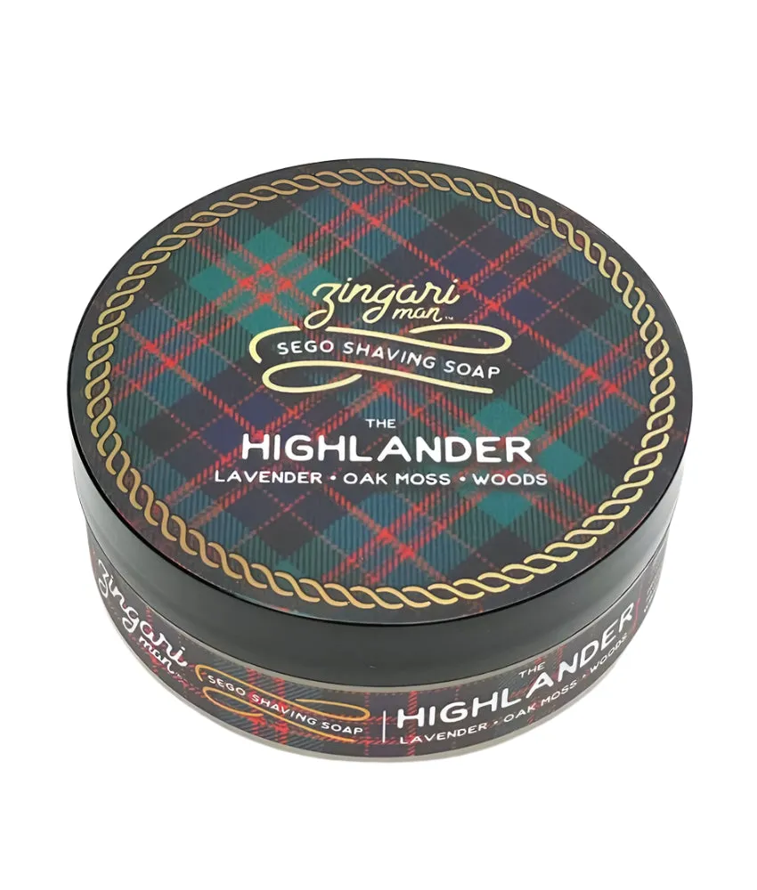 Zingari Man Highlander sapone da barba fougere lavanda