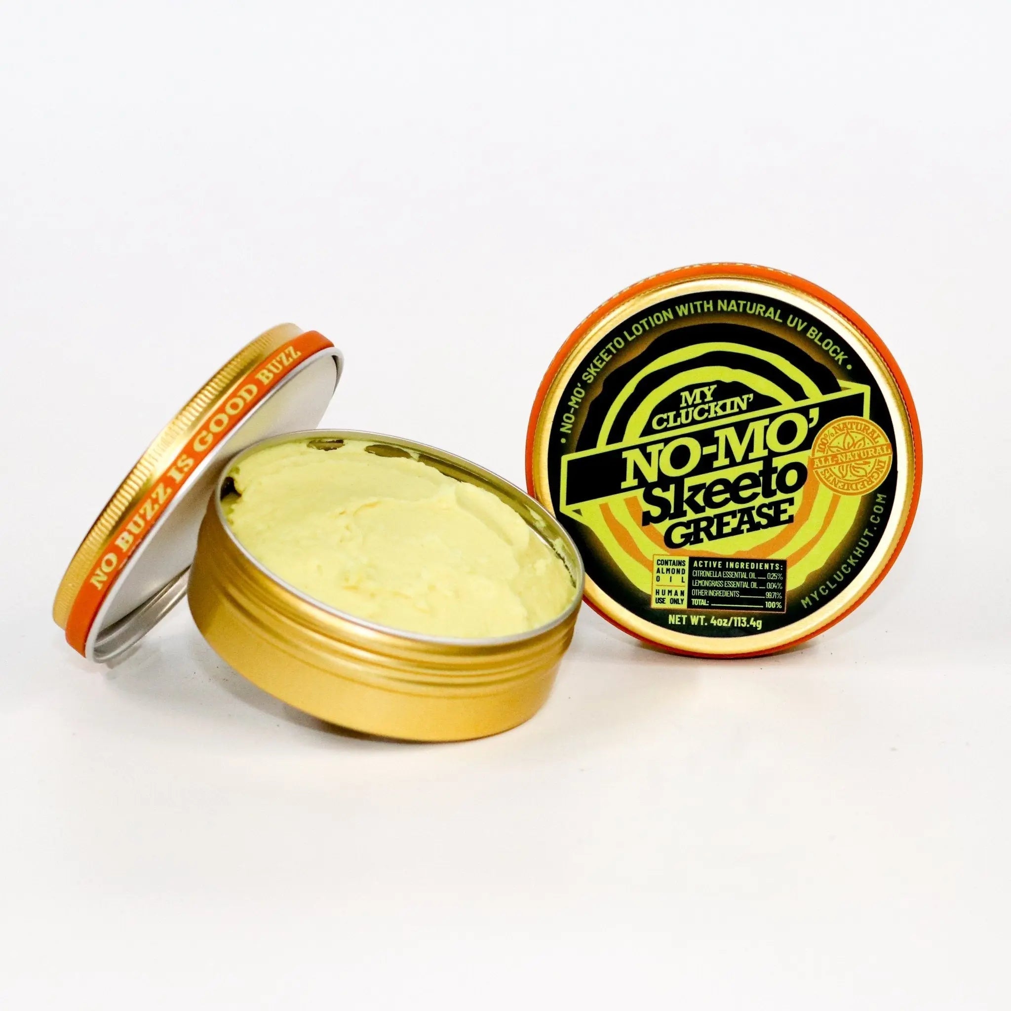 My Cluck Hut No-Mo Skeeto Grease balsamo corpo citronella
