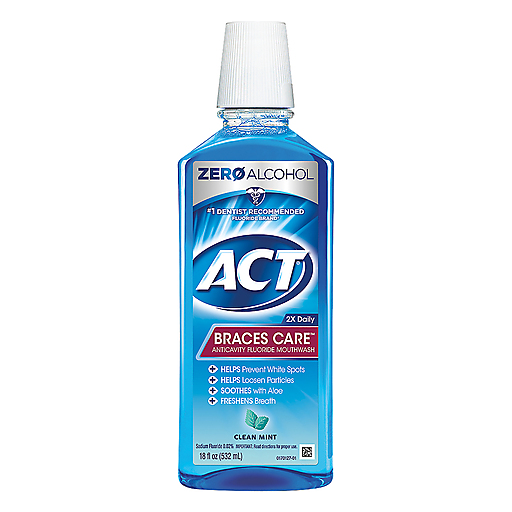 ACT Braces Care Colluttorio menta 18 oz apparecchio