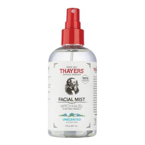 Thayers Unscented spray viso amamelide 236 ml senza alcol