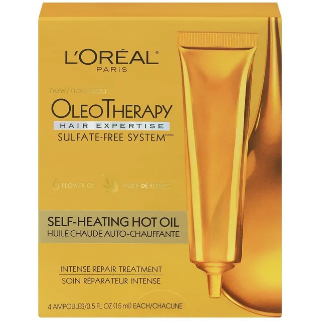 L'Oréal OleoTherapy olio caldo capelli fiale autoriscaldanti