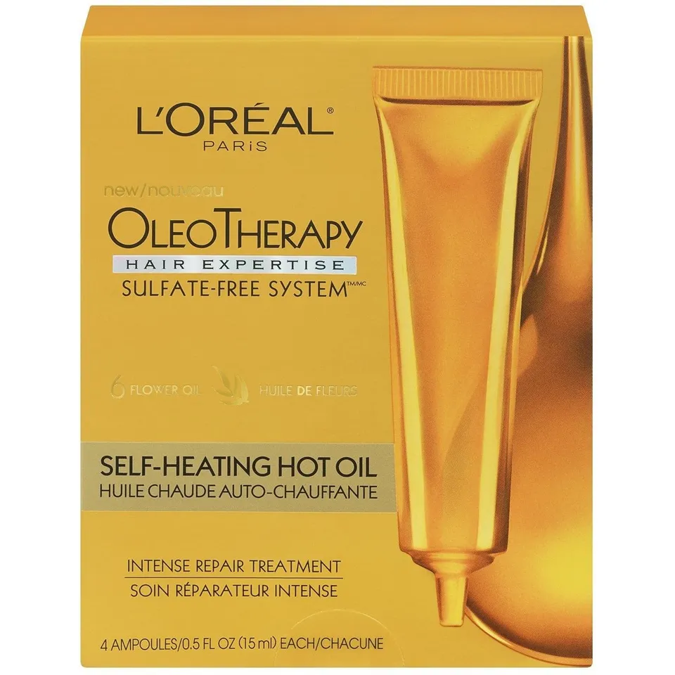 L'Oréal OleoTherapy olio caldo capelli fiale autoriscaldanti