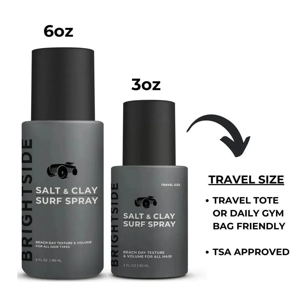 Brightside Salt & Clay Spray Capelli Surf 3 Oz Volume Texture