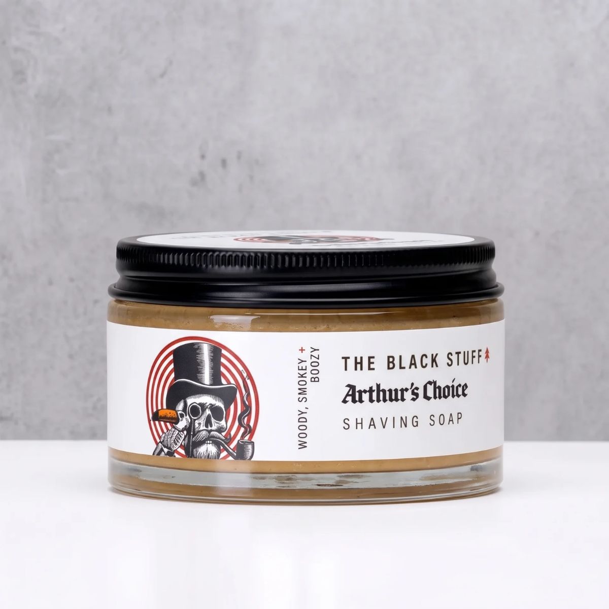 The Black Stuff Arthur's Choice sapone barba 155g vetro