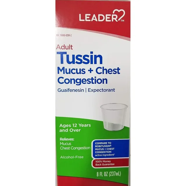 Leader Adult Tussin sciroppo 236 ml muco e petto
