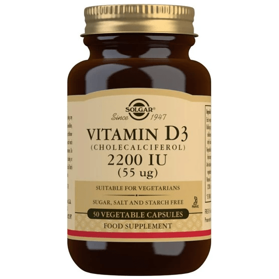 Solgar Vitamina D3 55 mcg capsule vegetali 50 pz
