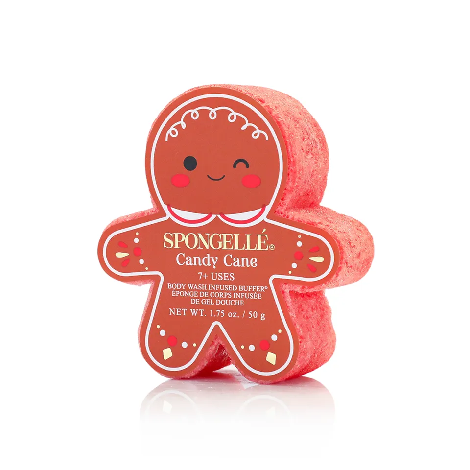 Spongellé Candy Cane buffer corpo gingerbread 7+ usi
