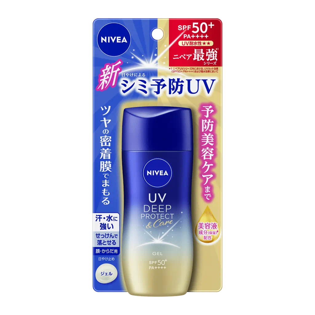 Nivea UV Deep Protect Care gel solare SPF50+ 80g viso