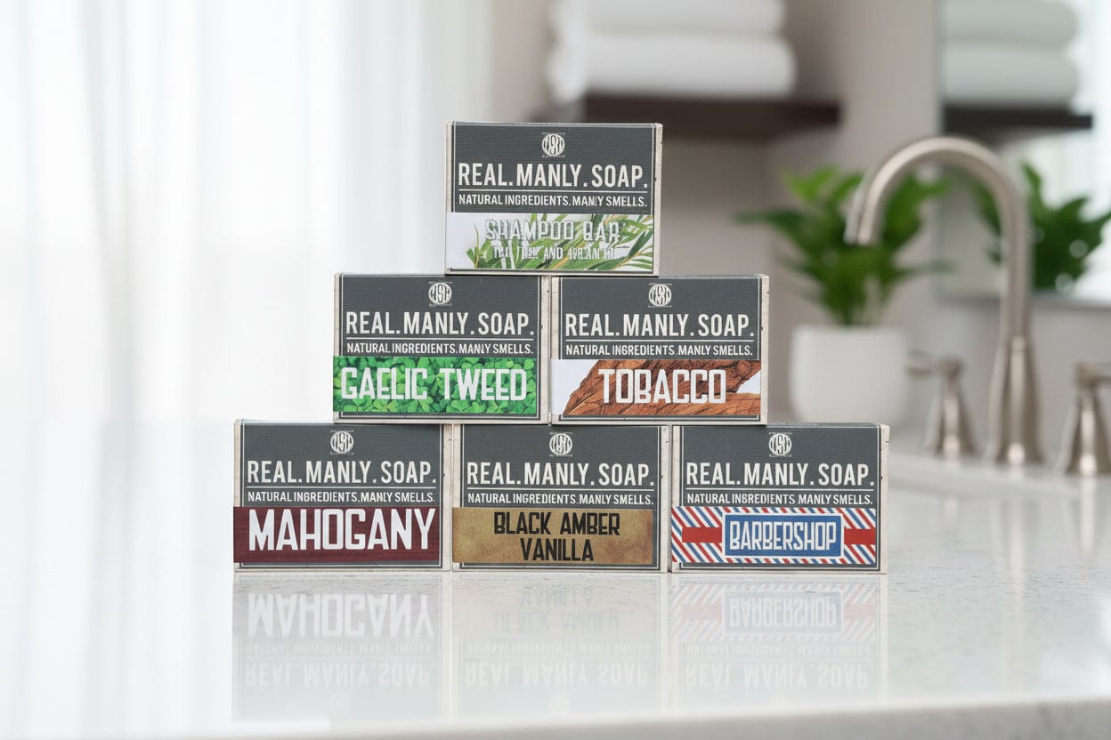 Wet Shaving Products Handcrafted Sapone Corpo Uomo Master 10 Pezzi Vegano