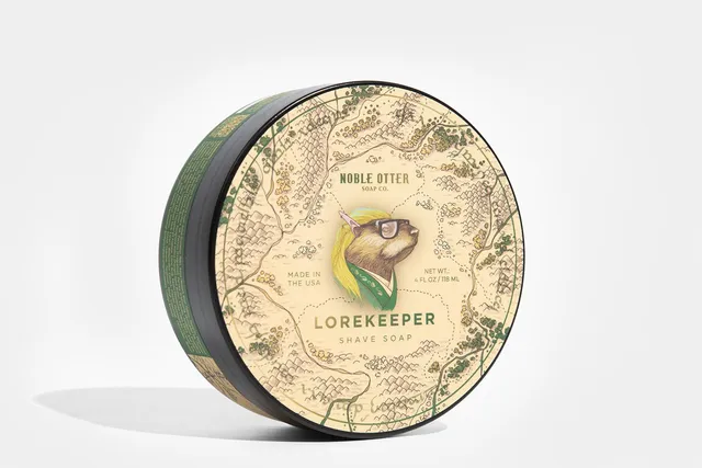 Noble Otter Lorekeeper Shave Soap sapone barba cedro e pelle
