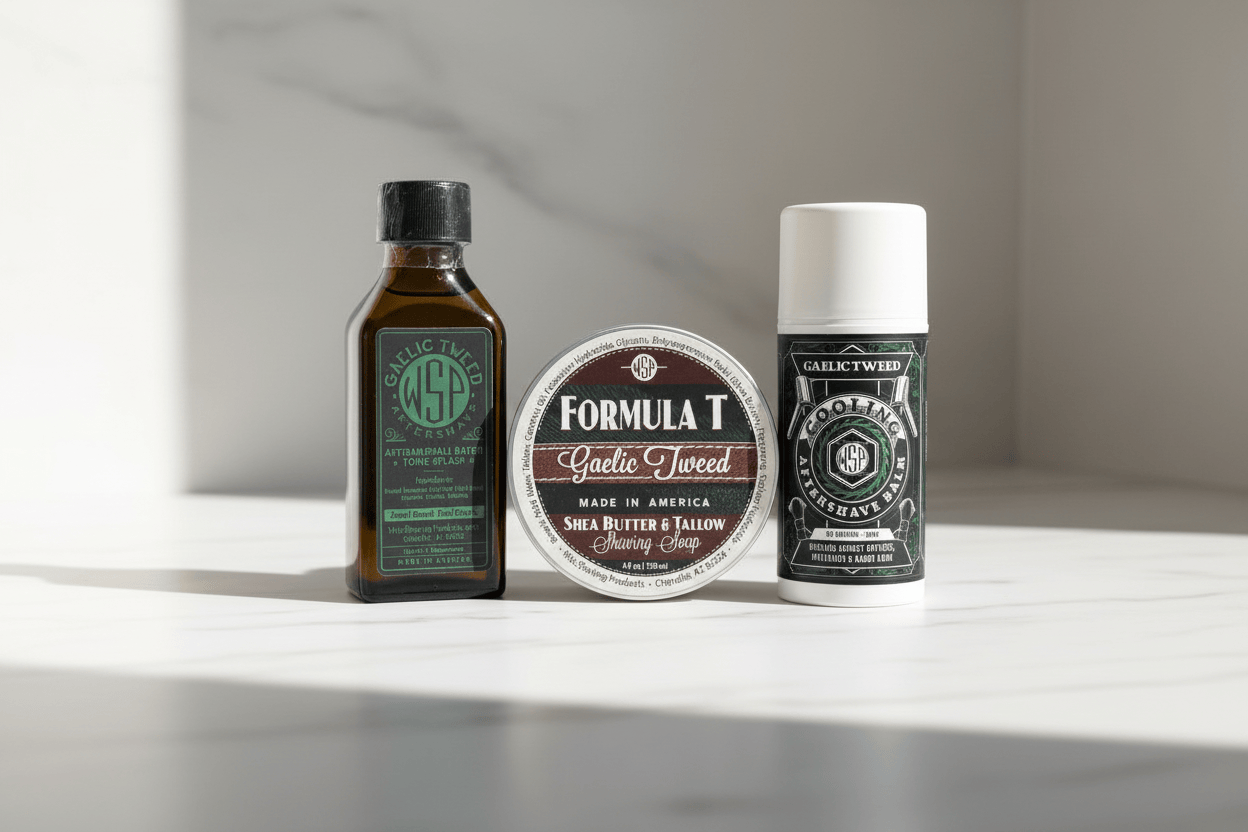 Wet Shaving Products Gaelic Tweed Sapone Barba Sego Tallow