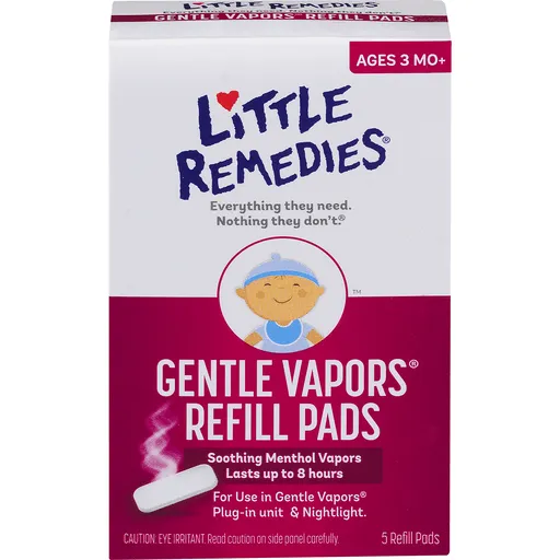 Little Remedies Gentle Vapors ricariche mentolo 5 pads 8 ore