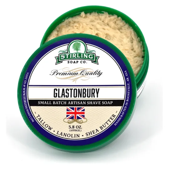 Stirling Glastonbury Sapone da Barba 5.8oz Patchouli Lavanda