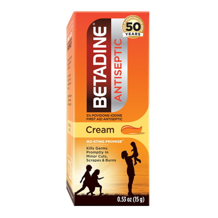 Betadine crema antisettica povidone iodio 0.53 oz tagli