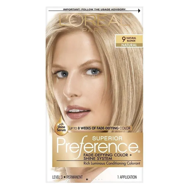 L'Oréal Paris Preference 9 tinta capelli biondo naturale kit