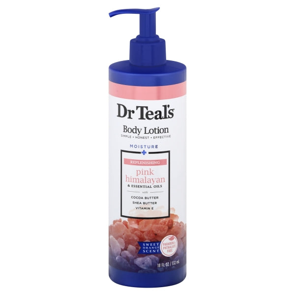 Dr Teal's Pink Himalayan latte corpo oli essenziali 18 Oz