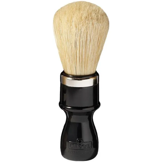 Omega 10098 Pennello Barba Setola Professionale Nero