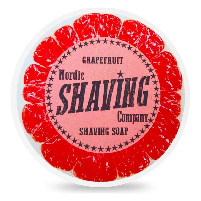 Nordic Shaving Company Grapefruit sapone da barba 4 oz