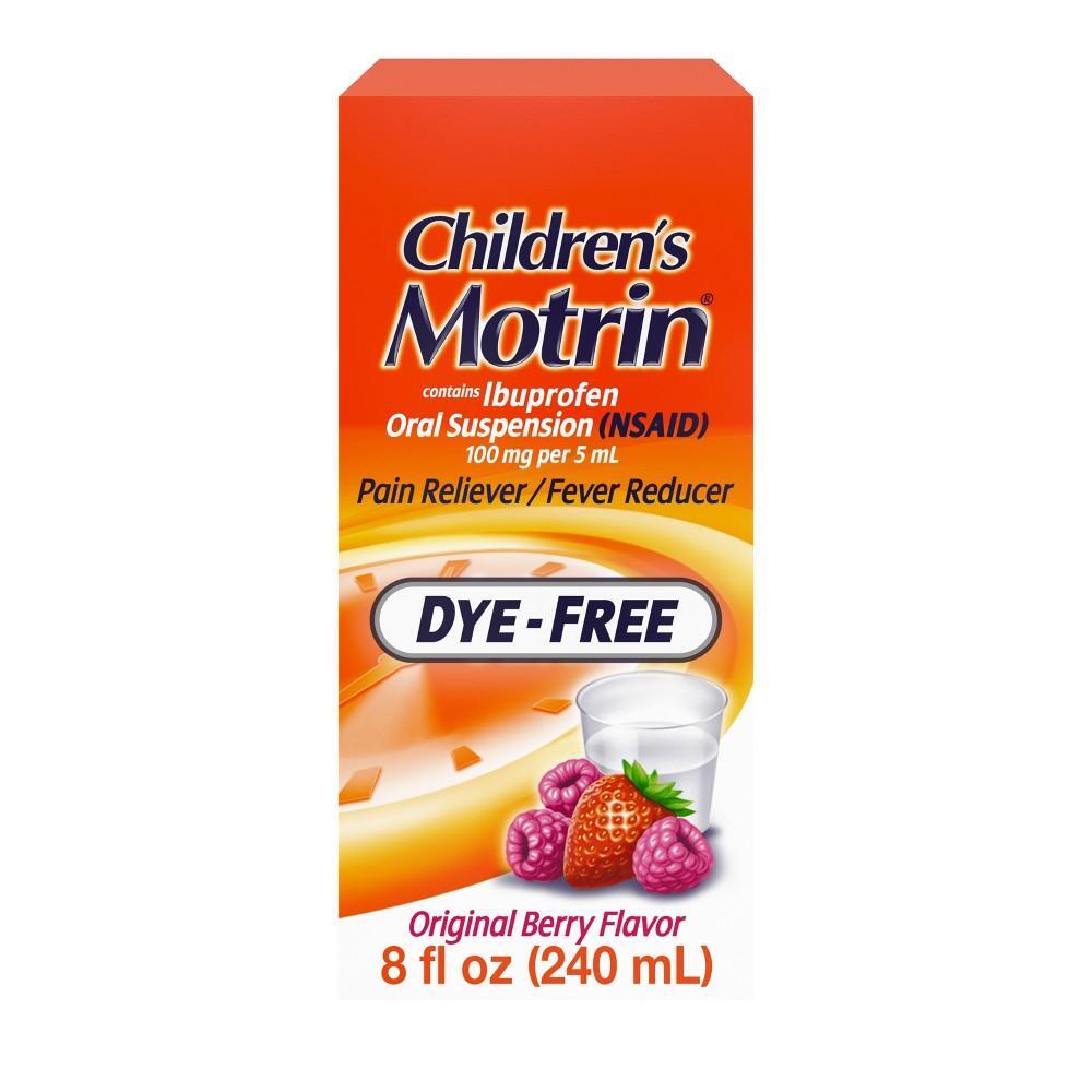Motrin Children's sciroppo ibuprofene berry senza coloranti 236ml