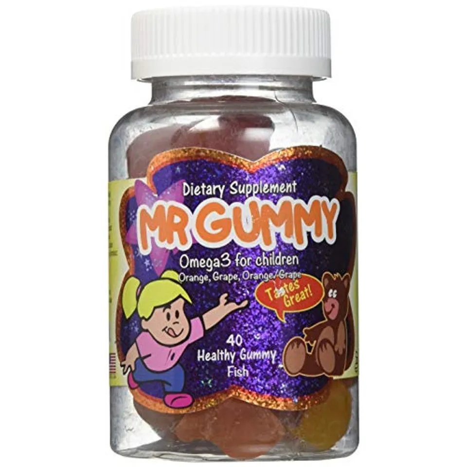 Mr Gummy Omega-3 Bears integratore bambini arancia uva