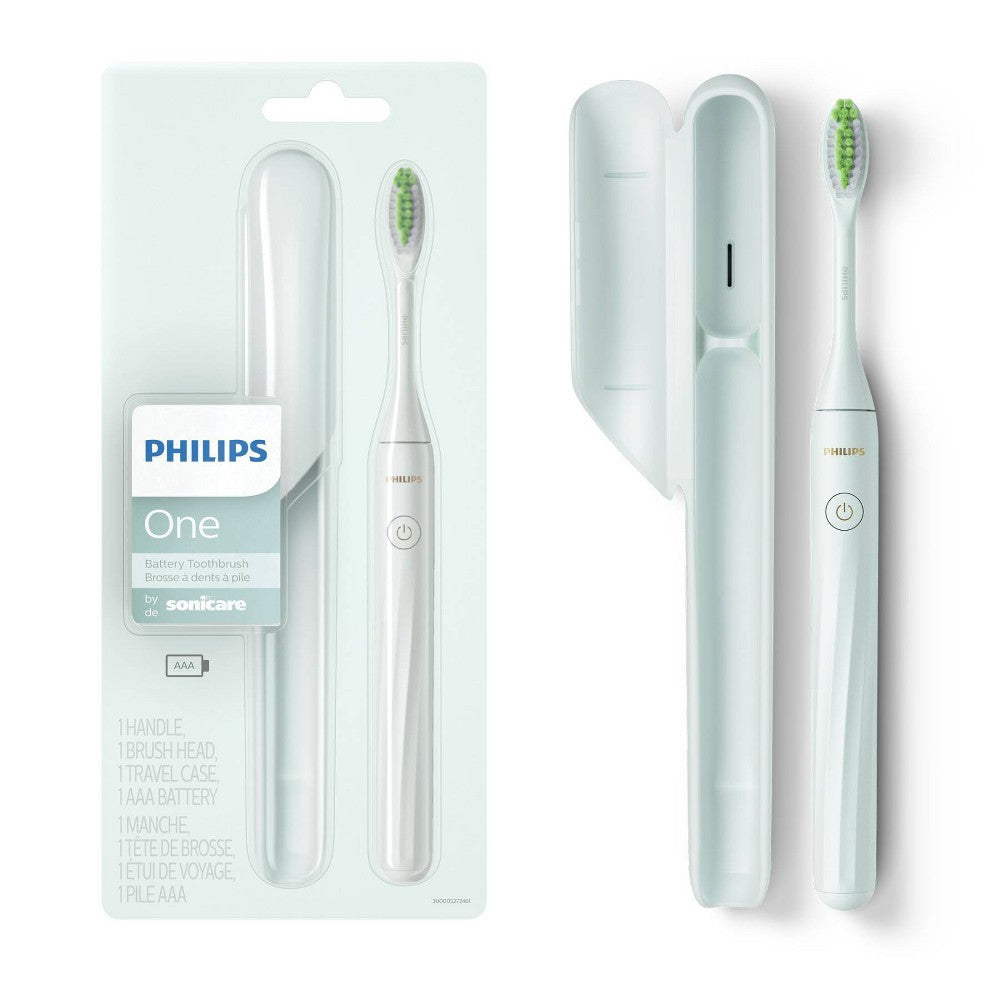 Philips One Sonicare spazzolino a batteria menta custodia